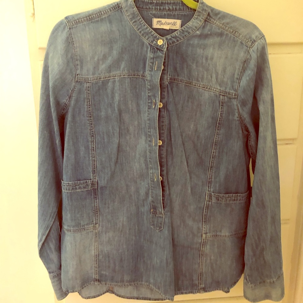Madewell Classic Chambray Ex-Boyfriend Shirt